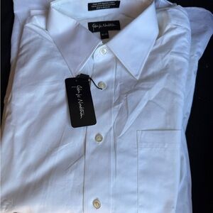 John W. Nordstrom Crisp White Dress Shirt